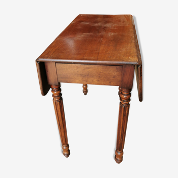 Abating side table, 19th century, solid mahogany