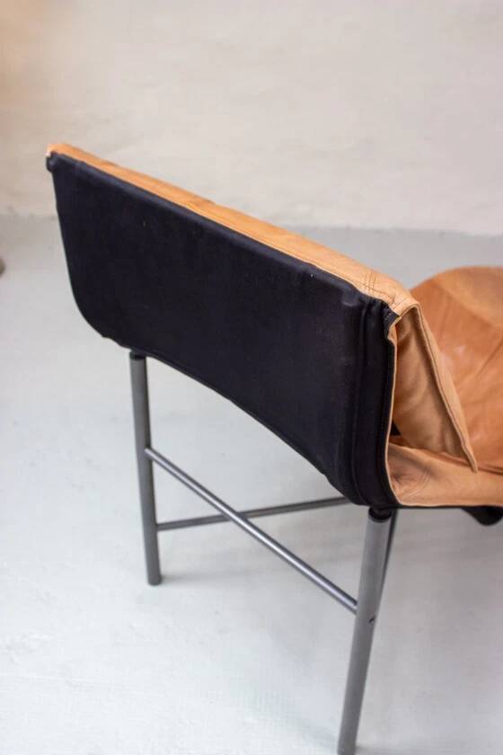 Vintage IKEA Skye Lounger Easy Chair Leather 90s
