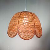Rattan flower suspension