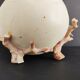 19th century egg-shaped porcelain box
