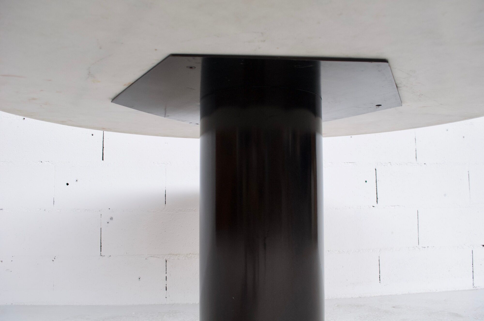 Table Loto Rosso by Ettore Sottsass, Poltronova publisher, 60s'