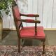 Breton armchair and its footrest from the 1930s.