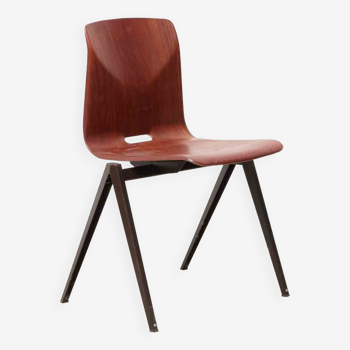 Galvanitas S22 mahogany chair and brown foot