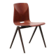 Chaise Galvanitas S22 acajou et pied marron