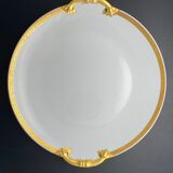 Serving dish with cakes Limoges gold edging
