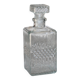 Vintage pressed glass whisky decanter