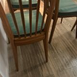 Set of 6 vintage charles Ramos chairs 60s