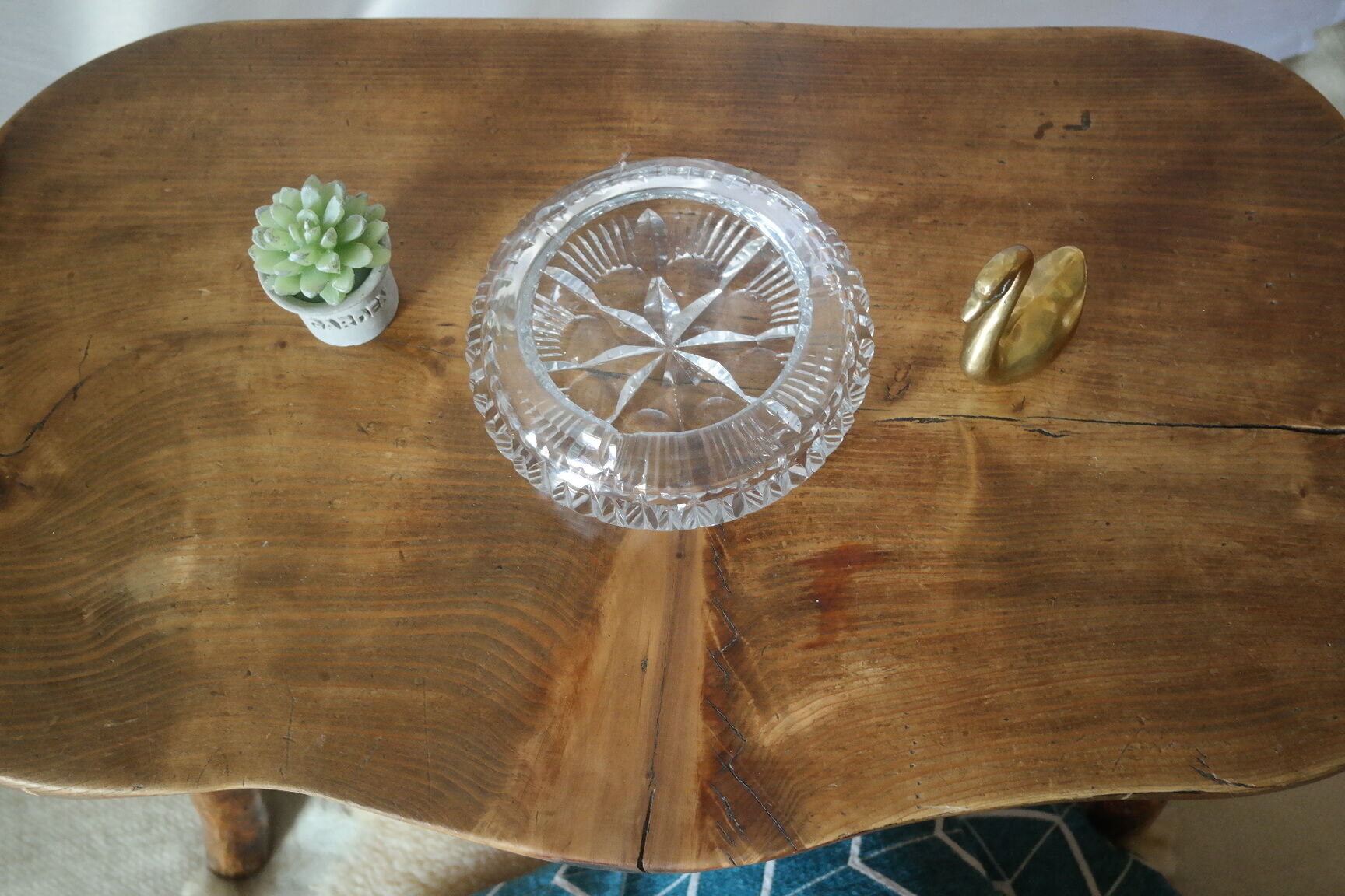 Vintage brutalist coffee table