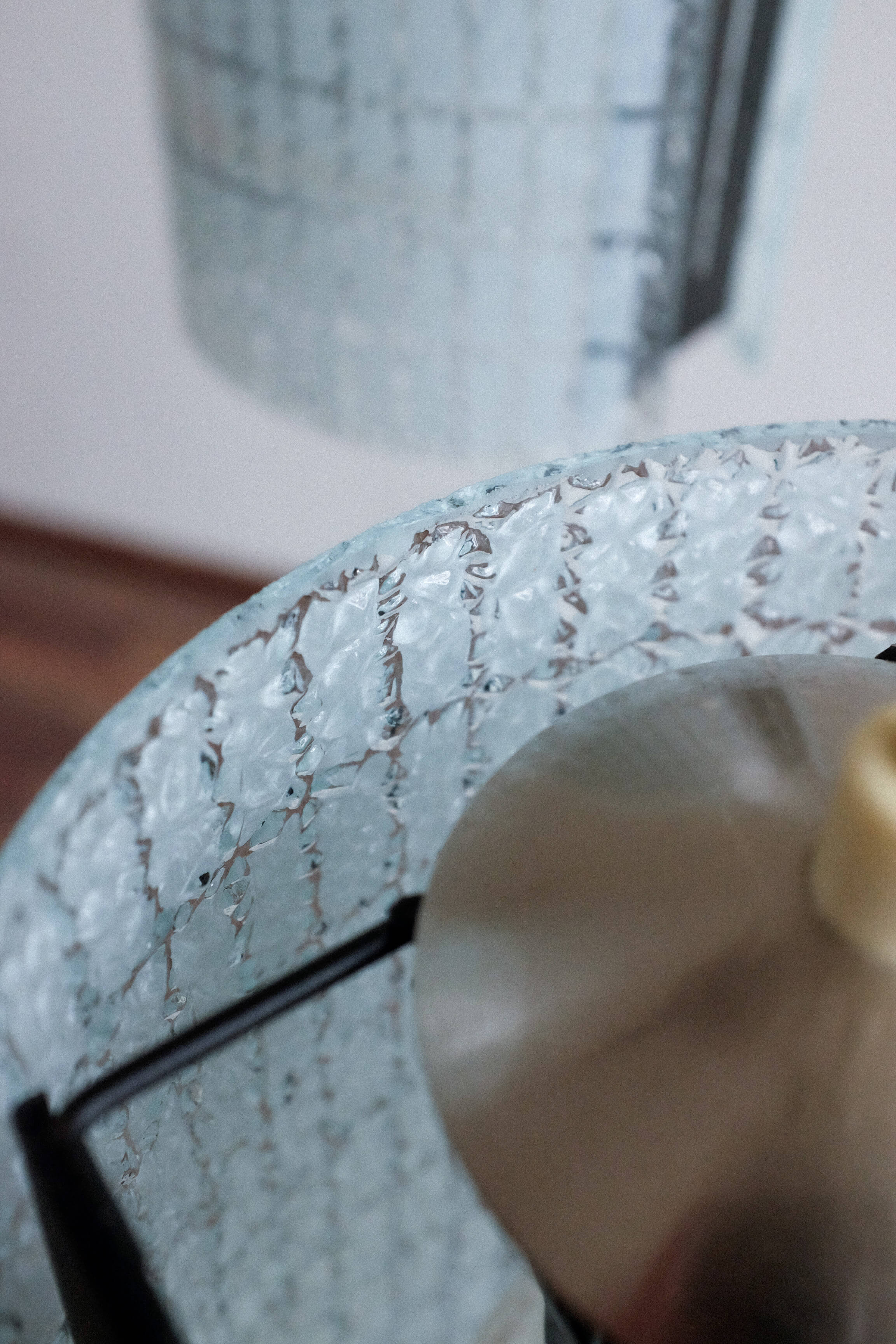 Vintage german hanging lamp, 1980s