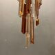 Italian Murano Glass Prism Spiral Chandelier
