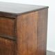 Antique English oak commode dating from the late 18th century.