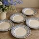 5 plates Creil and Montereau model Colbert – Ironstone 1890-1895