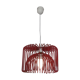 Suspension vintage metal red