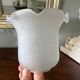 antique tulip lampshade in frosted glass