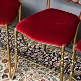 Chiavari. Set - designer chair in Napoleon III style.