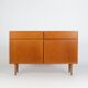 Buffet vintage en teck Omann Jun Kommode 60er Design danois 120cm
