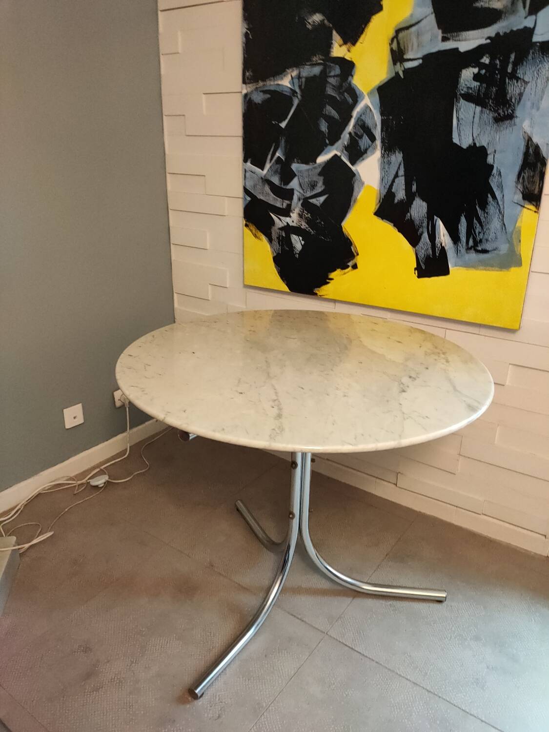 Marble table