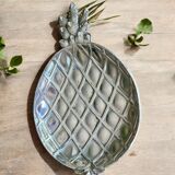 6 Vintage silver-plated table bowls with pineapple decor - 1960