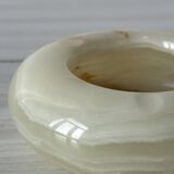 Round marble ashtray