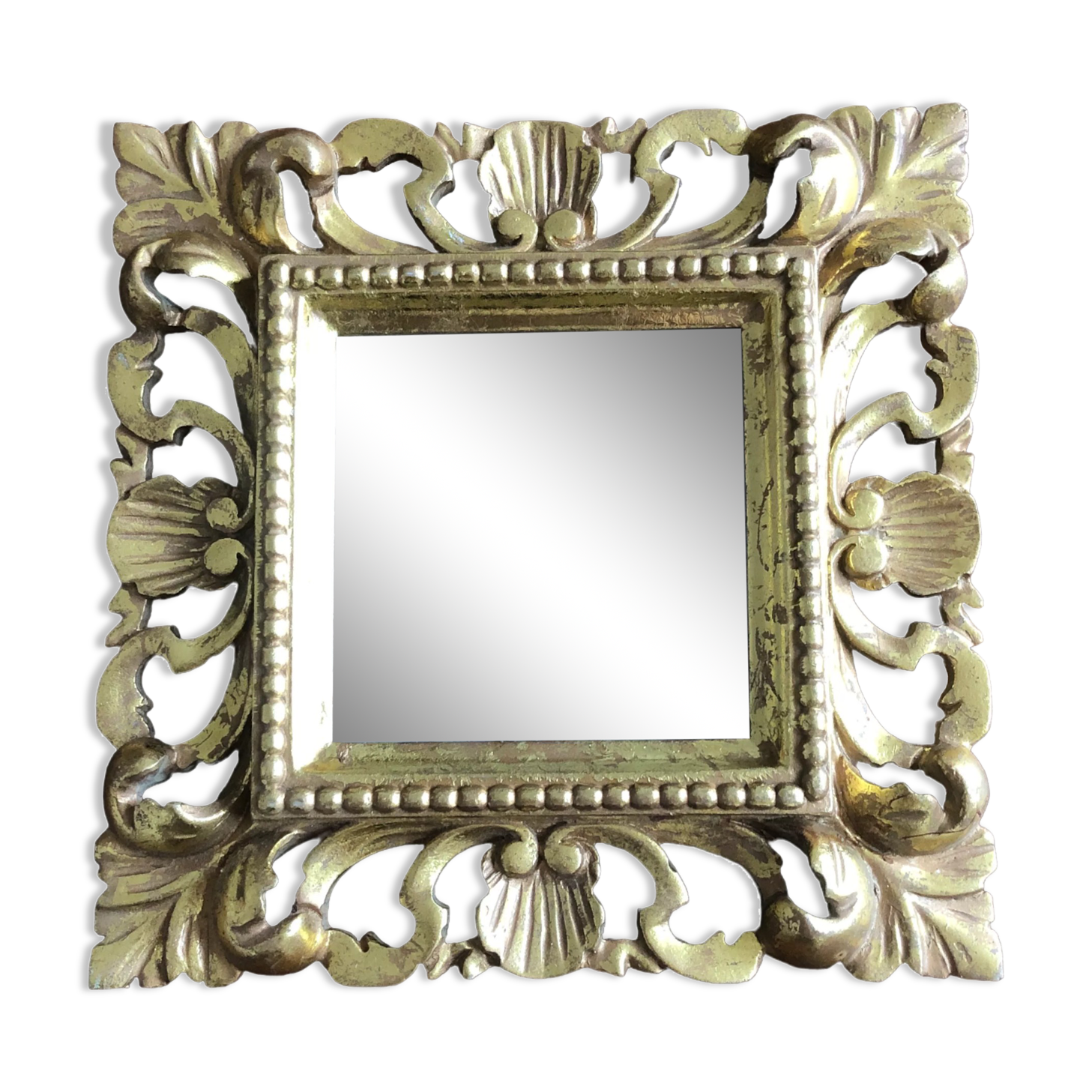 Gilded baroque mirror