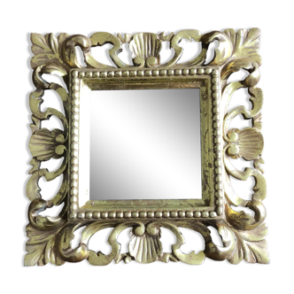 Gilded baroque mirror
