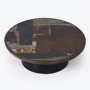 Coffee table by Paul Kingma, 1979 – Mosaic in earth tones, Ø100 cm