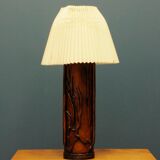 Large leather cabinet lamp