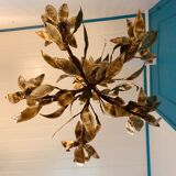 Lustre vintage décor feuillage