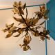 Lustre vintage décor feuillage