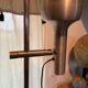 Lampadaire vintage en aluminium brossé par swisslamp