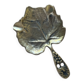 Cendrier en laiton forme feuille