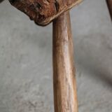 brutalist tripod stool