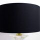 Table lamp ananas ceramic and brass 70s