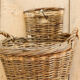 Small wicker wall basket