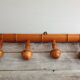 Bamboo-style coat hanger