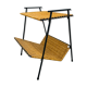 Side table rattan metal 50s, door review