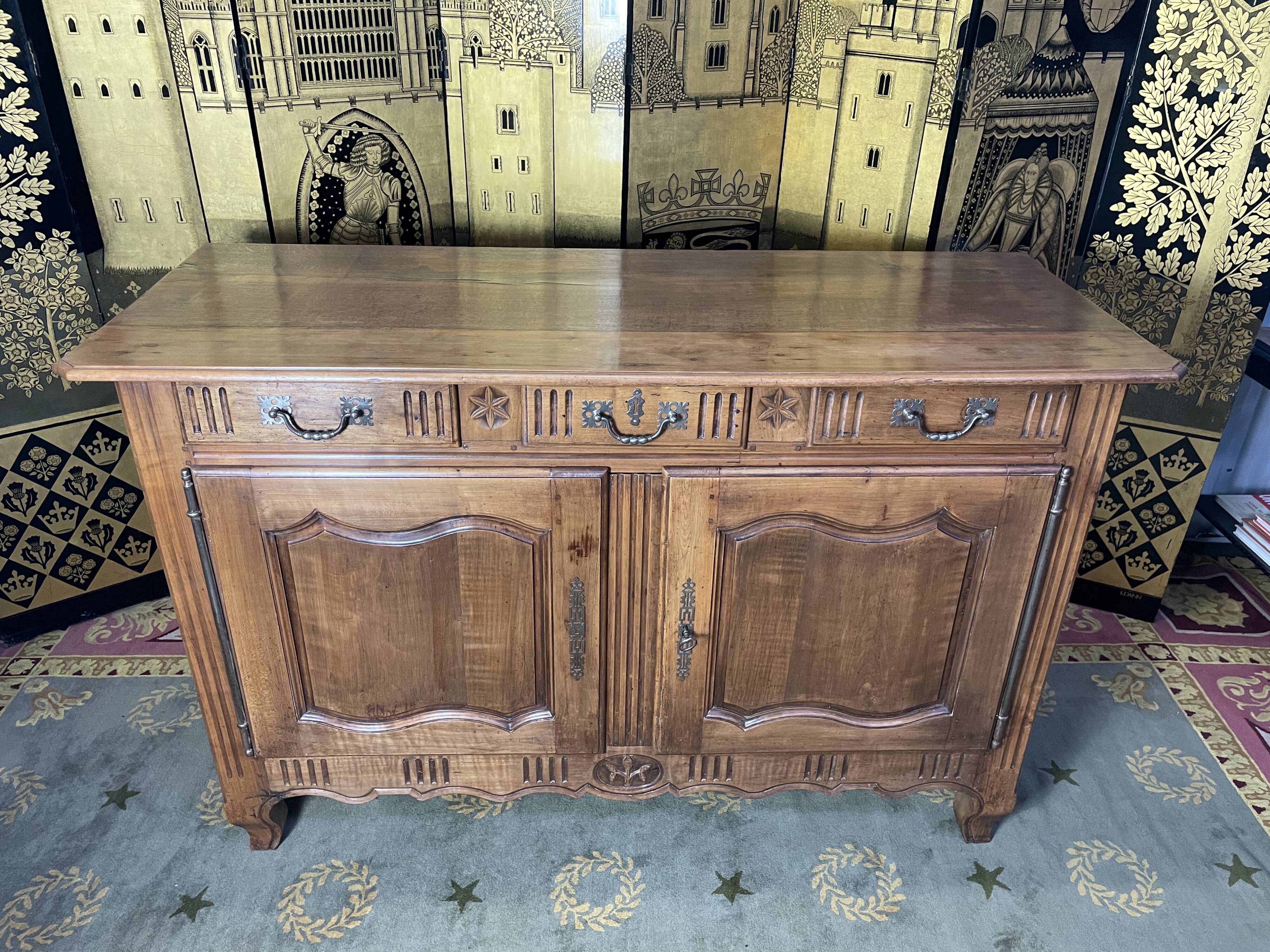 Buffet low Louis XV period restored