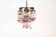 Muranoglass and brass chandelier attributed to Poliarte