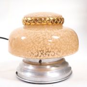 Lampe verrerie de clichy et tresse