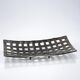Vintage PTMD Home Collection perforated metal basket, brutalist style.