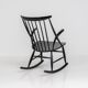 Fauteuil à bascule "IW3" par Illum Wikkelsø