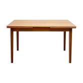 Extendable mid century teak dining table by scovby, denmark, 1950s