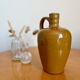 Vintage beige ceramic pitcher jug bottle