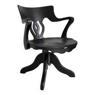 Fauteuil de bureau américain fin XIXème siècle