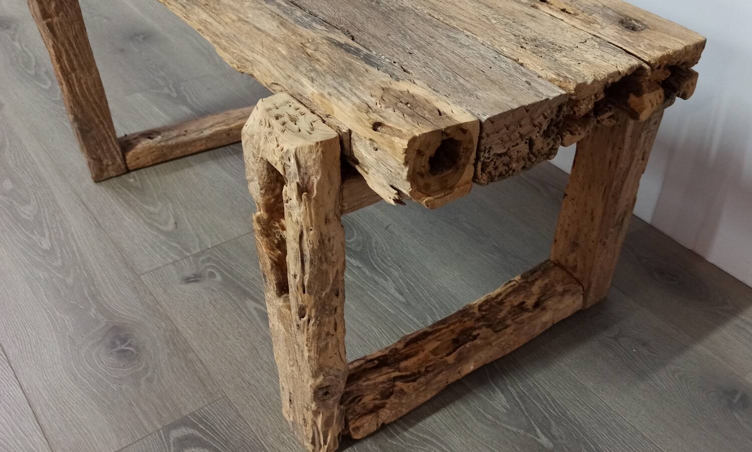Wooden coffee table
