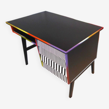 Bureau multicolore 4 tiroirs