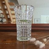Worked glass vase