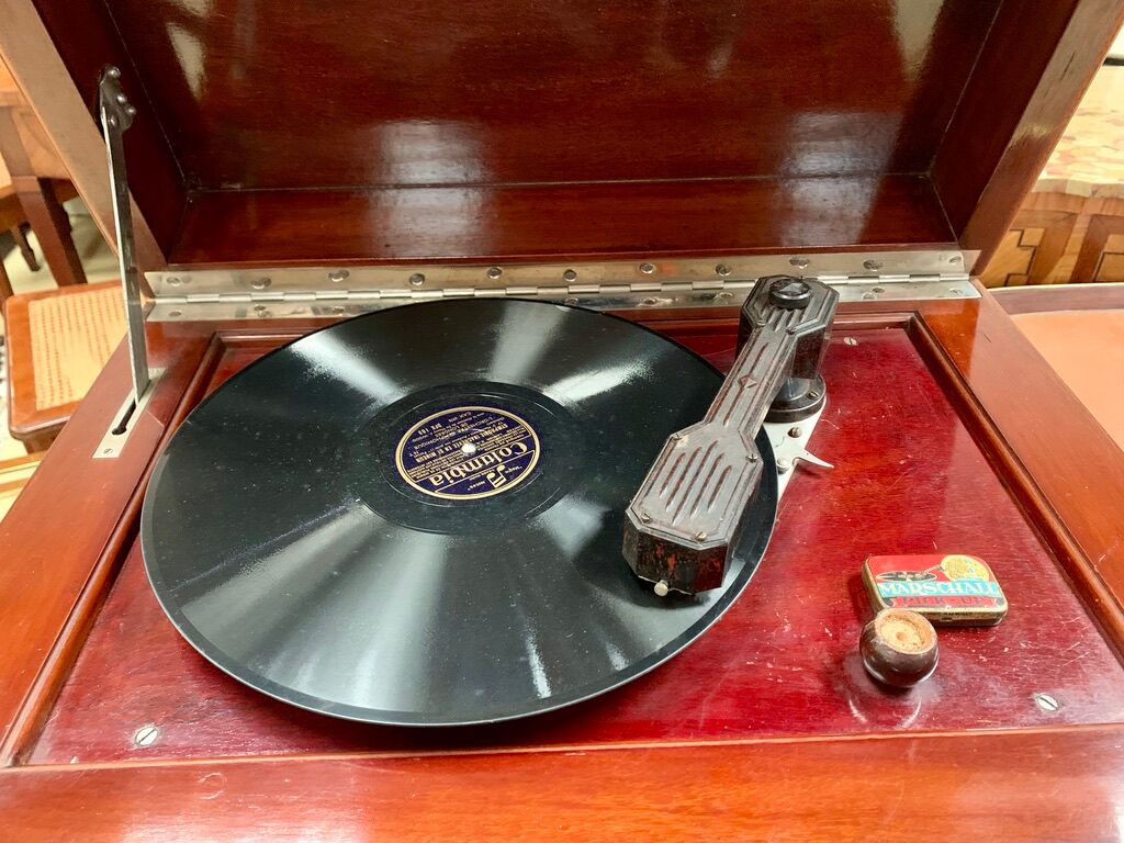 Radio Furniture and Record Player Art Deco era