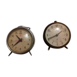 Vintage alarm clocks duo