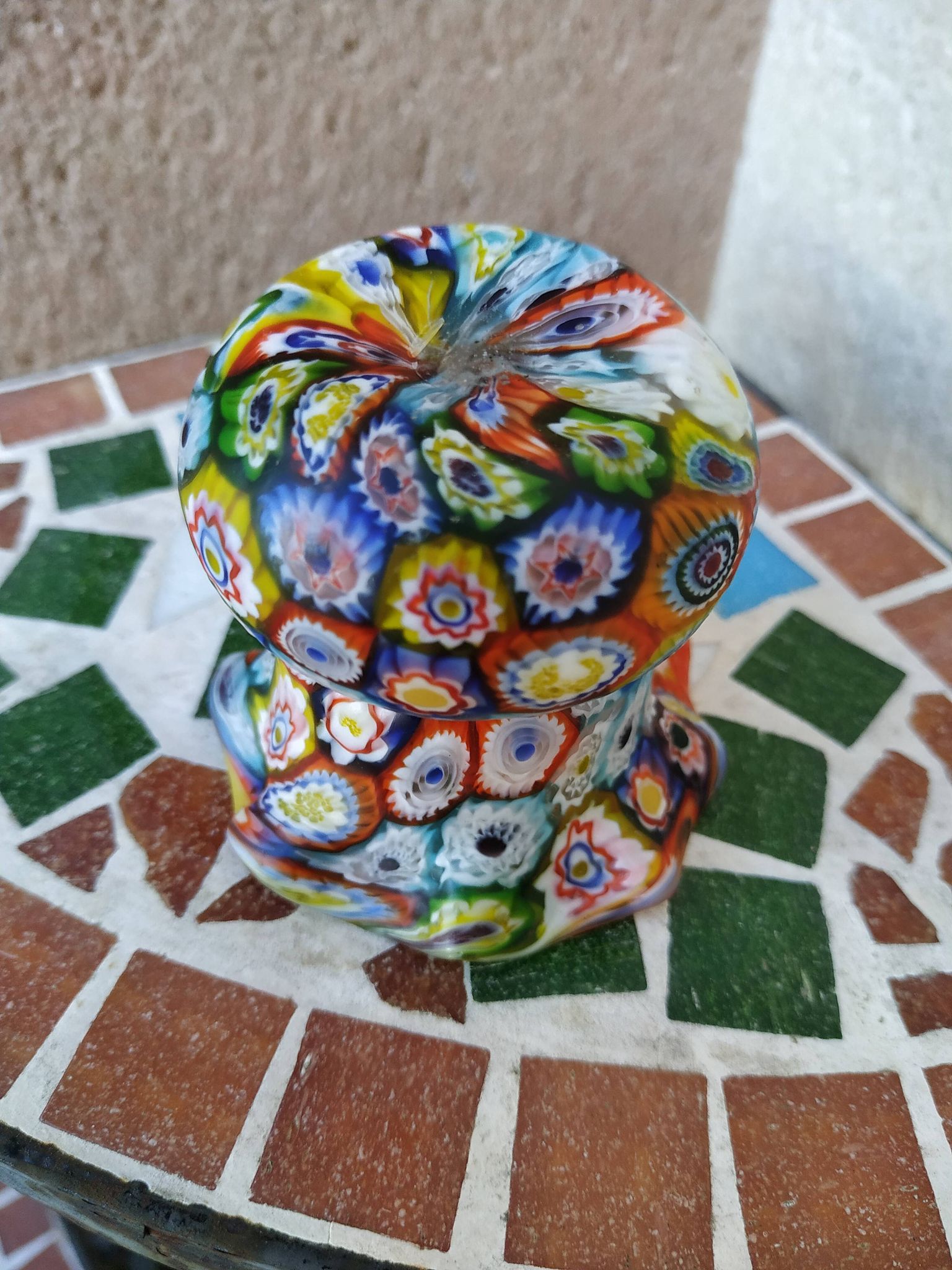 Millefiori vase from Murano